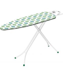 Asse da Stiro Bianco Regolabile 144x38 cm con Portacaldaia