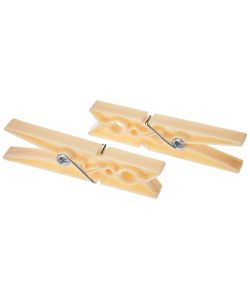 GIMI Mollette Avorio 20 Pz 2x1.5x9 cm per Stendere Biancheria