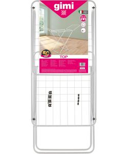 Gimi Stendibiancheria Top in Acciaio con Alette Laterali 199x55x93 h cm