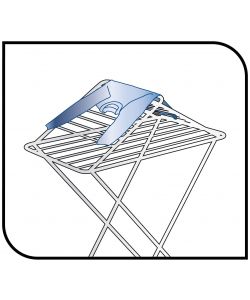 Gimi Stendibiancheria Top in Acciaio con Alette Laterali 199x55x93 h cm