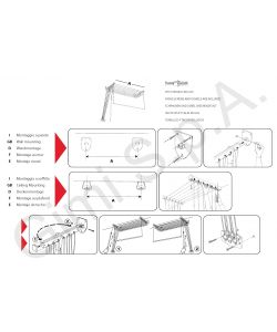 GIMI Stendibiancheria Lift - Acciaio - 163cm