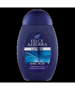 Felce Azzurra Doccia Shampoo Uomo Cool Blue 250 ml - Formula 2in1 Rinfrescante