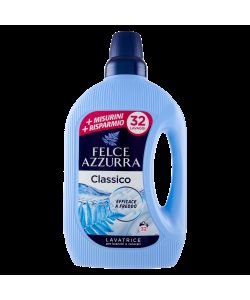 Felce Azzurra Detersivo Liquido Classico 1,6 L per Capi Bianchi e Colorati