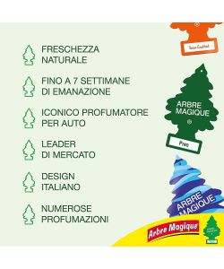 Arbre Magique Profumatore Auto Vaniglia - Fragranza Dolce e Tropicale
