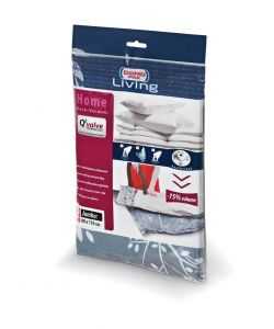 Ordinett 2 Sacchetti Sottovuoto XL 70x100 Cm – Sacchi Salvaspazio Per Abiti E Biancheria, Con Valvola Universale Per Aspirapolvere, Risparmio 75%