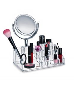 Make up organizer con specchio 22,3 x 15,3 x 25 h cm
