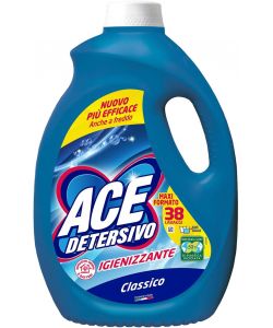 ACE Detersivo Bucato Igienizzante Classico 1,9L Floreale 38 Lavaggi