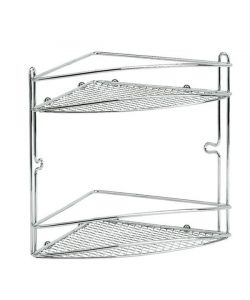 Mensola Bagno Cromo Star Angolare 21X21 H.26 Artex