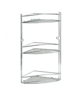 Mensola Bagno Cromo Star Angolare 21X21 H.46 Artex