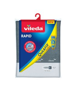 Vileda Copriasse Stiro Rapid Grigio 110-130x30-45 cm in Cotone e Alluminio