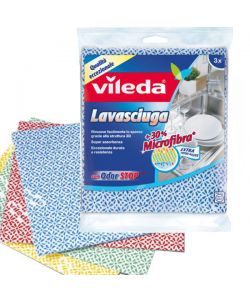 Panno multiuso Lavasciuga Pz 3 cm 36x34 Vileda