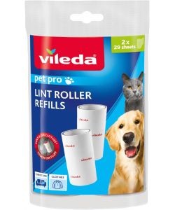 Vileda Rullo Adesivo Margherita Ricambio Manuale Bianco 2 Rotoli