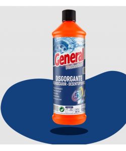 General Disgorgante Gel con Candeggina per Scarichi Liberi - 1L