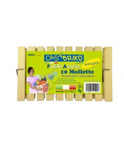 Flexi 10 Mollette Avorio