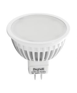 Lampadina a Led EcoLED MR16 95gr ECOMR16 LED 4W 12V GU 5.3 3000K Luce Calda