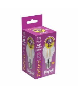Beghelli Lampadina Led Zafiro Goccia E27 - 6W 810lm 4000K