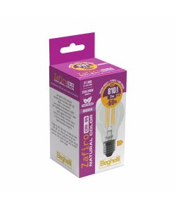 Lampadina a Led Zafiro CRI95 Goccia 7W E27 2K7 810lm Luce Calda