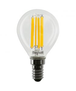 Lampadina a Led Zafiro CRI95 Sfera 6WE14 2K7 800lm Luce Calda