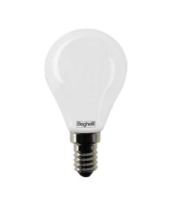 Lampadina a Led Tuttovetro Sfera 4W E14 6K5 470lm Luce Fredda