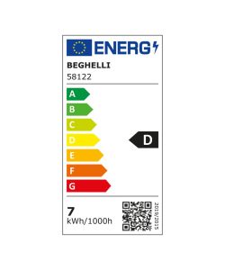 Beghelli 3 Lampadine Lite Led Goccia E27 - 7W 1000lm 6500K