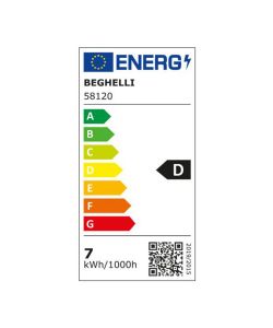 Beghelli 3 Lampadine Lite Led Goccia E27 - 7W 1000lm 2700K