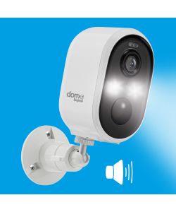 Beghelli Telecamera Outdoor Full HD con Pannello Solare Bianco - Sicurezza Esterni
