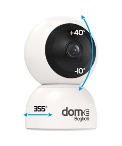 Beghelli Videocamera Sicurezza Dom-e Motion Plus Bianco - WiFi e App