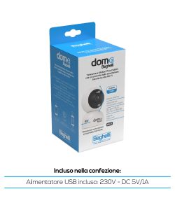 Beghelli Videocamera Sicurezza Dom-e Motion Plus Bianco - WiFi e App