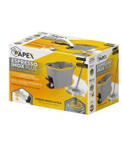 Apex Sistema Lavapavimenti Espresso Plus - Mop e Secchio Centrifuga