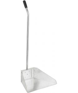 Apex Paletta Raccogli Rifiuti Zincata 34x25x76 cm Grigia per Esterno