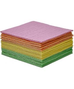 Apex Panni Spugna Sintetici Multiuso 3 Pezzi Arancione 18x19 cm