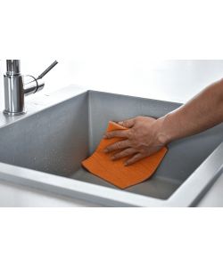 Apex Panni Spugna Sintetici Multiuso 3 Pezzi Arancione 18x19 cm