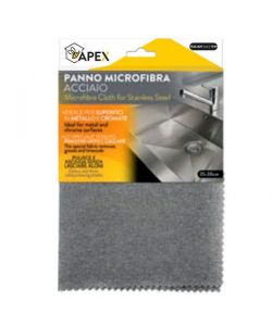 Panno Microfibra Acciaio Cm 35X30 15096 Apex