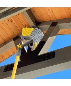 Apex Scovolo Multiuso Snodato per Pulizia Soffitti e Pareti Grigio/Giallo