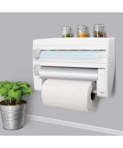 Portarotolo A Parete Roll'N Roll 39X25 Metaltex