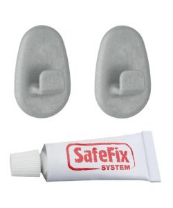 Gancio Polytherm Safe Fix Grigio Pz 2 Metaltex