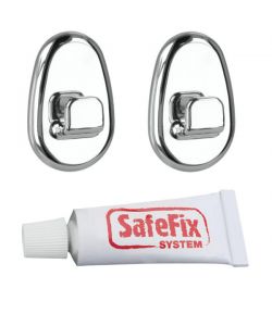 Gancio Polytherm Safe Fix Cromato Pz 2 Metaltex