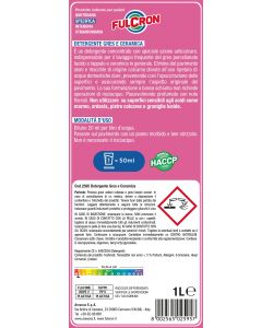 Fulcron Detergente Concentrato Pavimenti Gres e Ceramica - 1L