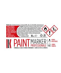 Arexons Pennarello Paint Marker Marrone Resistente per Legno e Metallo