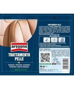 Arexons Trattamento Pelle 150ml - Pulizia e Lucidatura Rivestimenti Pelle