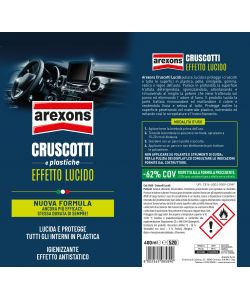 Arexons Cruscotti Lucidi 400ml - Rinnova e Protegge Superfici Plastica