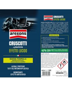 Arexons Cruscotti Lucidi 400ml - Rinnova e Protegge Superfici Plastica