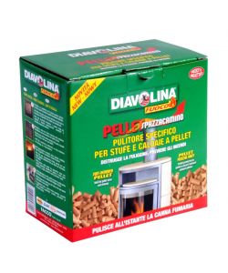 Pulitore Spazzacamino Pellet Kg 1,5      Diavolina