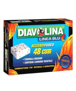 Accenditore Cubetti Inodore Pz 48 Diavolina