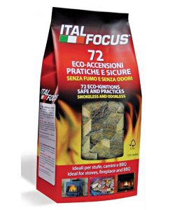 Accendifuoco ecologico 72pz