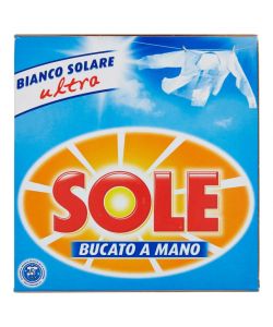 Sole Detersivo Bucato a Mano Polvere 380g Marsiglia Efficace Macchie