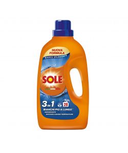 Sole Detersivo Lavatrice Liquido Bianco Splendente 1.305L 29 Lavaggi