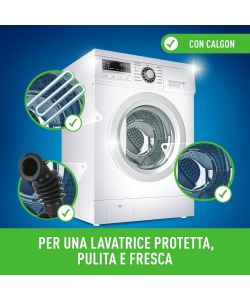 Calgon Power Tabs Anticalcare Lavatrice 4 in 1 - Confezione da 15