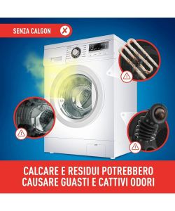 Calgon Power Tabs Anticalcare Lavatrice 4 in 1 - Confezione da 15