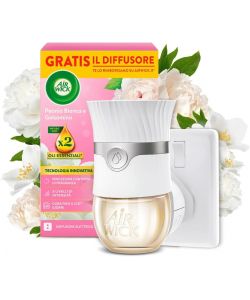 Airwick Diffusore Elettrico Oli Essenziali Peonia Bianca e Gelsomino